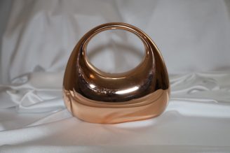 Akrilik Ay Çanta Bronz